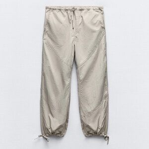 ZARA Nylon Cropped Pants